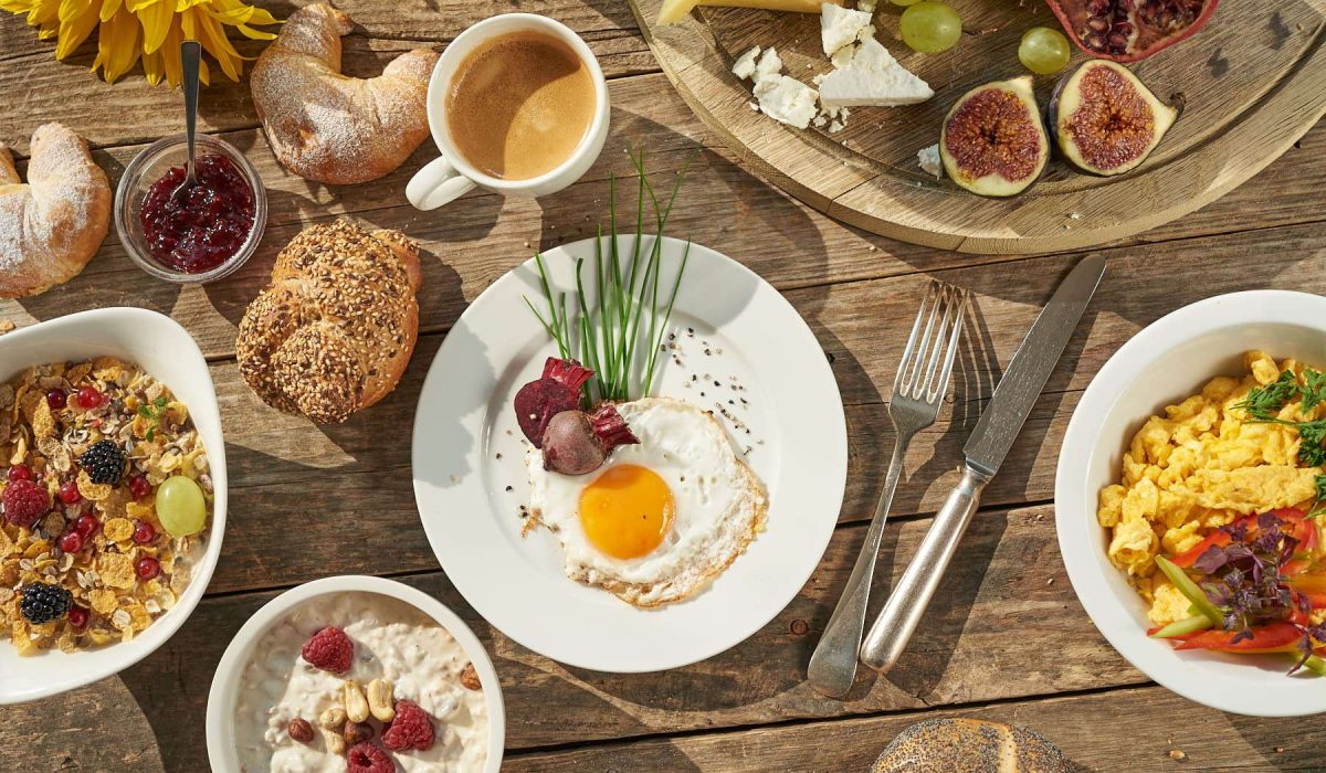 Frühstück in Mountains