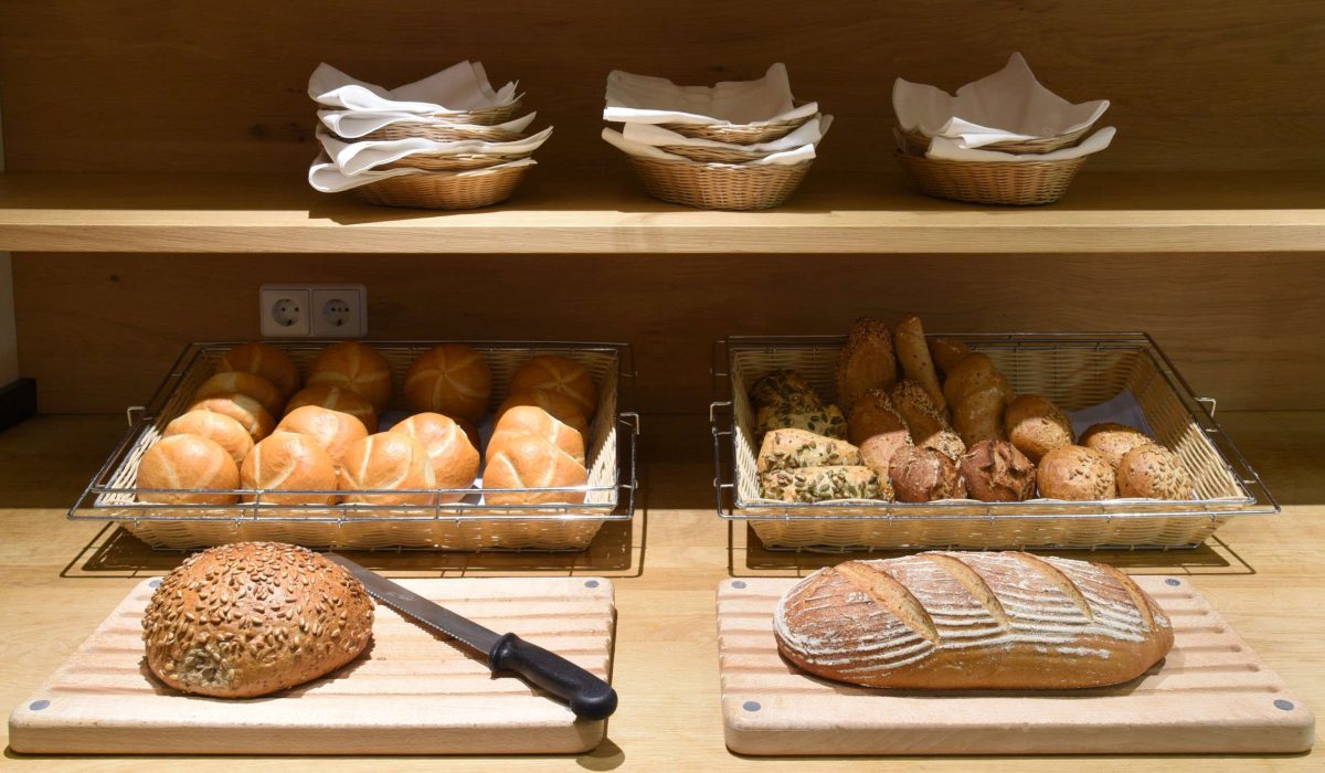 Frühstück Mountains Brotecke